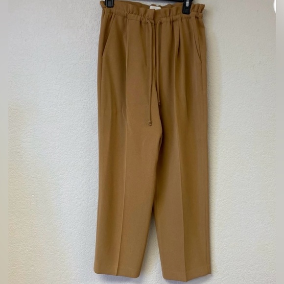Wilfred Tan High-Waisted Pants - Picture 4 of 7